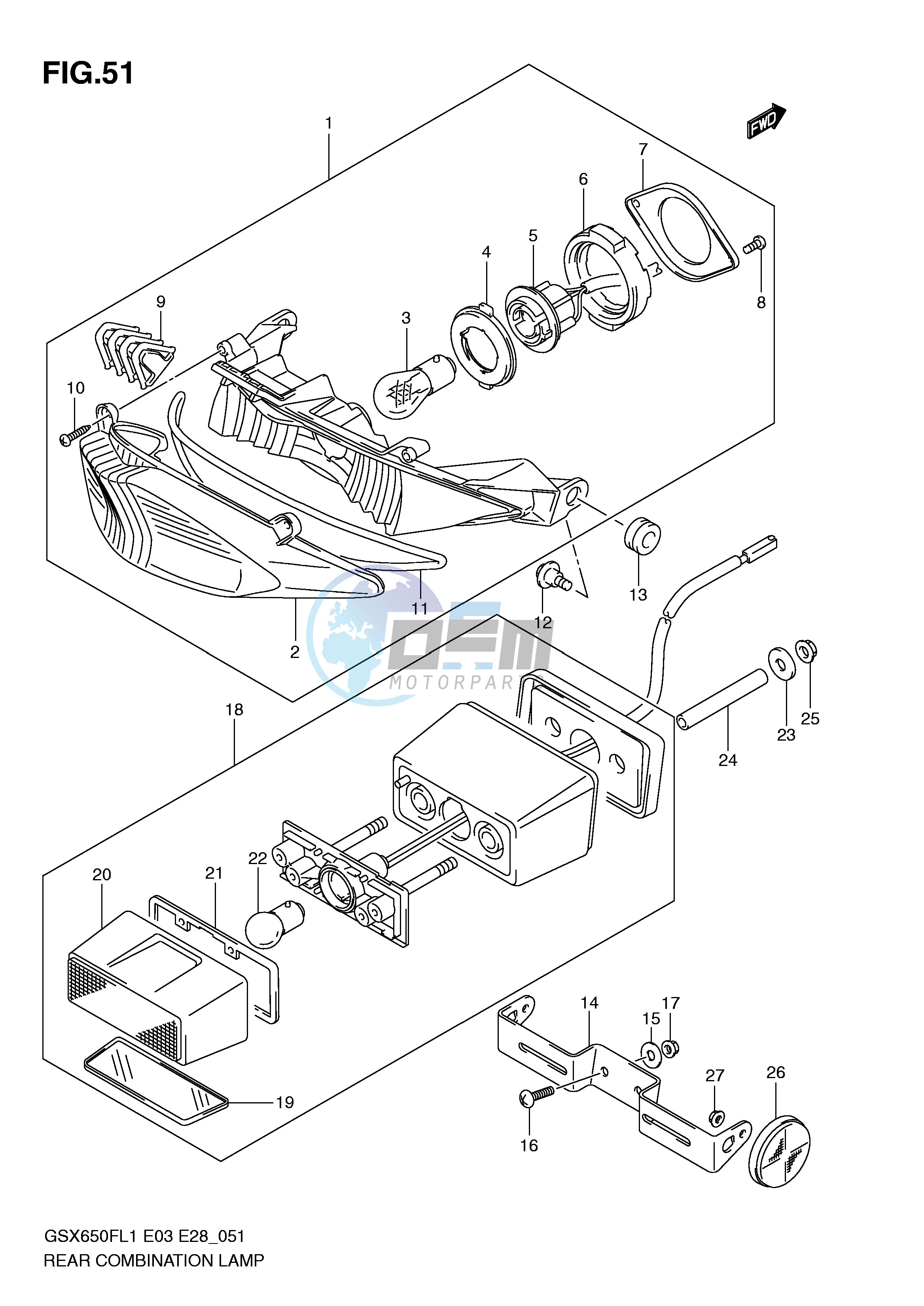 REAR COMBINATION LAMP