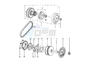 ZENITH L - 50 cc drawing CLUTCH FOR PUMP MIKUNI