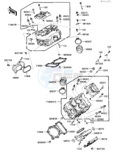 VN 700 A [LTD] (A1) [LTD] drawing CYLINDER HEADS