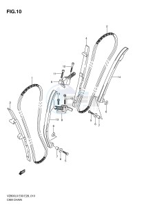 VZ800 (E3-E28) MARAUDER drawing CAM CHAIN