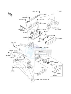 ZG 1400 B [CONCOURS 14] (8F-9F) B8F drawing TAILLIGHT-- S- -