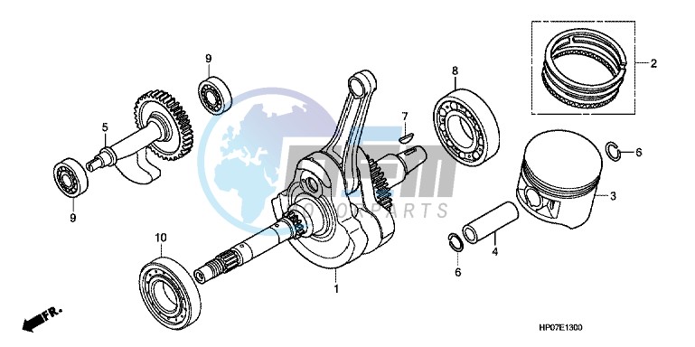 CRANKSHAFT/ PI STON