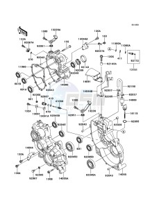 MULE 4010 DIESEL 4x4 KAF950F9F EU drawing Gear Box