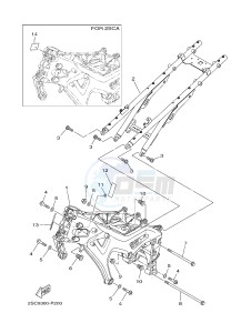 MT09TRA MT-09TRA TRACER 900 (2SC9 2SCA) drawing FRAME