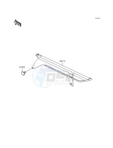 ZX 750 N [NINJA ZX-7RR] (N1-N2) [NINJA ZX-7RR] drawing CHAIN COVER