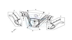 MAXSYM 400 EFI drawing COWLING HANDLEBAR