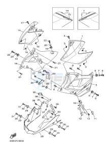 XJ6N 600 XJ6-N (NAKED) (20SK) drawing SIDE COVER 2