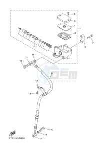 XVS950CU XVS950 XV950 R-SPEC (2DE3) drawing FRONT MASTER CYLINDER