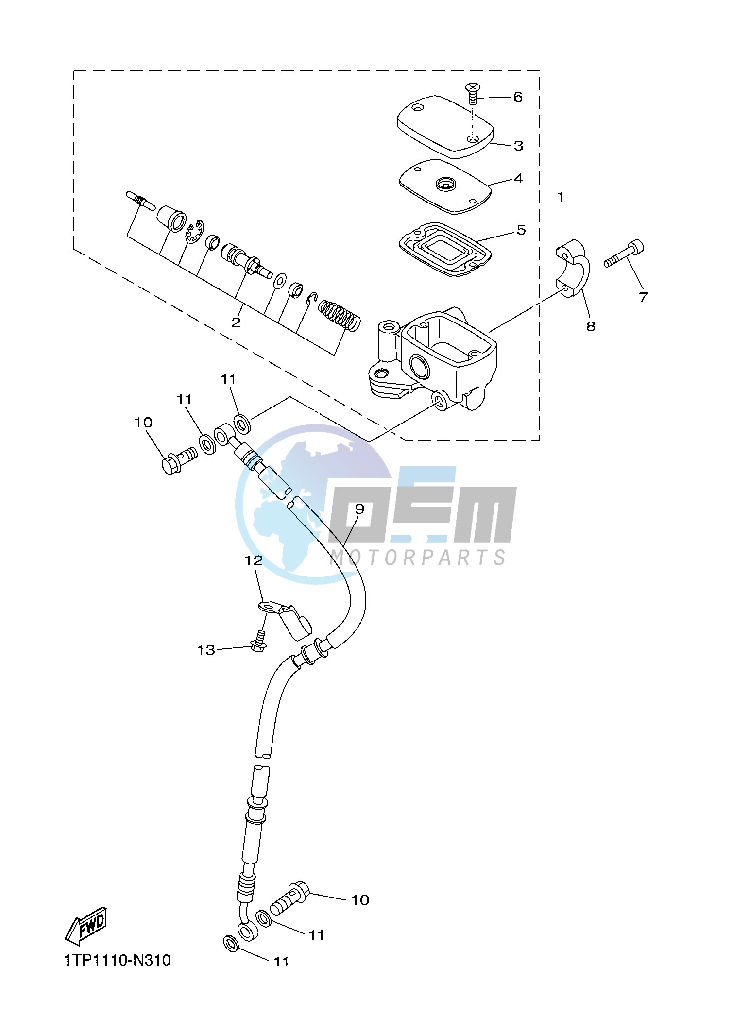 FRONT MASTER CYLINDER