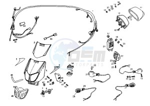 SENDA SM - 50 cc drawing WIRING HARNESS