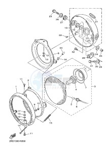 SR400 (2RD1) drawing HEADLIGHT