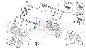 RSV 4 1000 APRC R drawing Throttle body