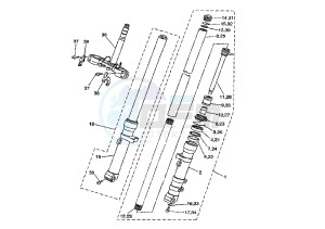 XT X 660 drawing FRONT FORK MY04