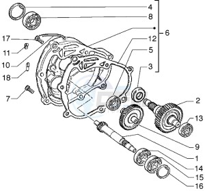 Runner 180 VXR drawing Rear wheel shaft