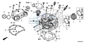 TRX420TED TRX420 Europe Direct - (ED) drawing CYLINDER HEAD