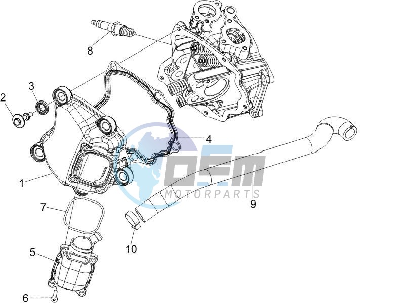 Cylinder head cover