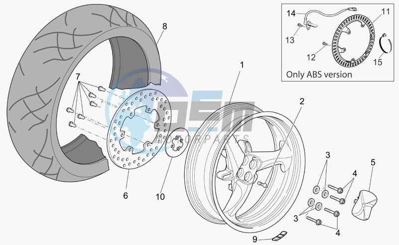 Rear wheel