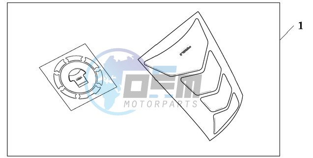 TANKPAD / FUEL LID COVER