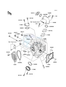 KLX110 KLX110A7F EU drawing Cylinder Head