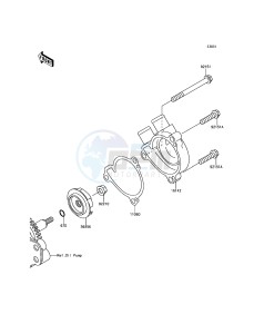 KLX250 KLX250SHF XX (EU ME A(FRICA) drawing Water Pump