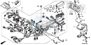 CBR1000RAG CBR1000 - Fireblade ABS Europe Direct - (ED) drawing WIRE HARNESS ( CBR1000RA/ SA)