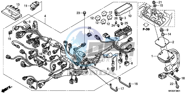 WIRE HARNESS ( CBR1000RA/ SA)