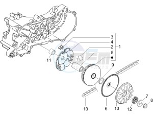 Runner 50 Pure Jet Race drawing Driving pulley