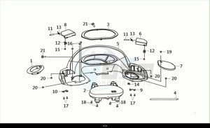 JOYRIDE S 125 (LF12W4-EU) (M1) drawing SPEEDOMETER COVER