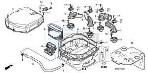 ST1300AE Pan Europoean - ST1300 UK - (E) drawing AIR CLEANER