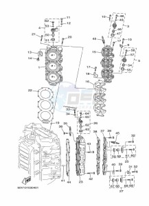 Z250FETOL drawing CYLINDER--CRANKCASE-2