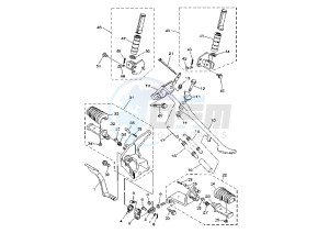 XVS DRAG STAR 1100 drawing STAND-FOOTREST