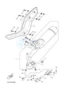 NS50N NITRO NAKED (1PL2 1PL2) drawing EXHAUST