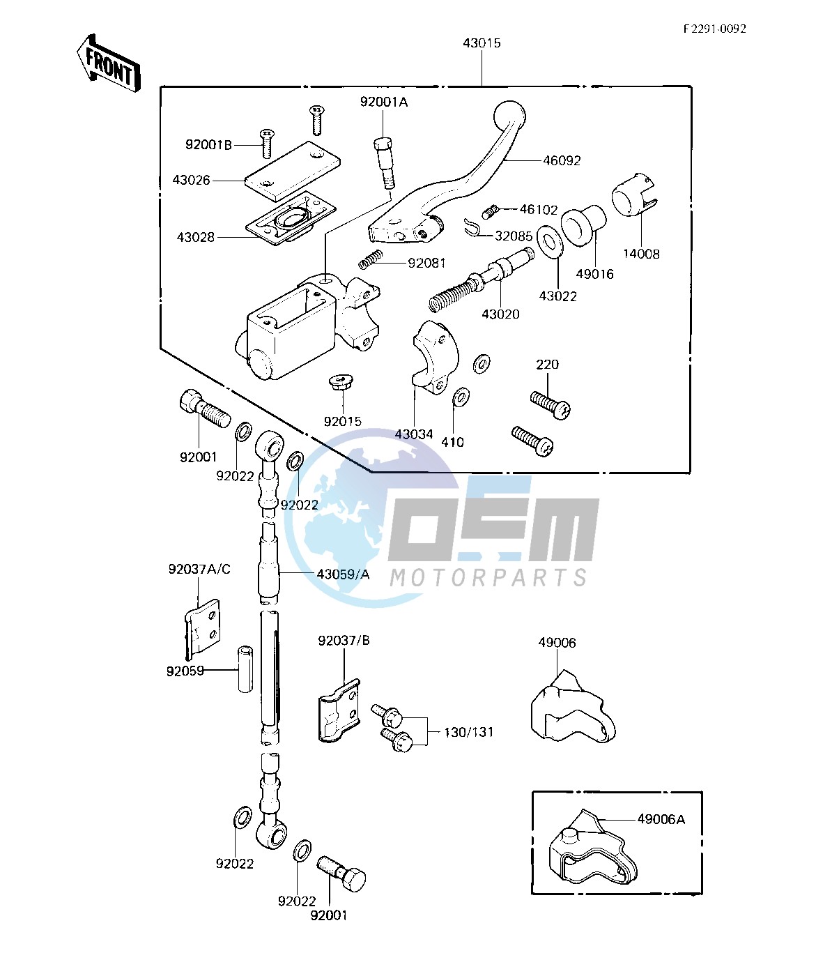 FRONT MASTER CYLINDER