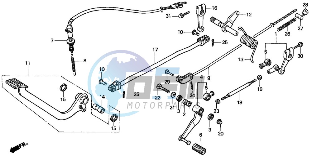 PEDAL (VT1100CV)