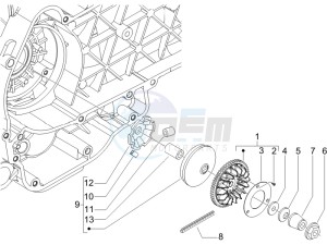 Nexus 125 e3 drawing Driving pulley