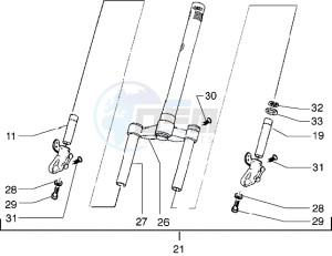 Runner VX 125 drawing Front Fork