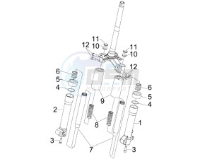 Liberty 50 2t Sport (UK) UK drawing Fork components (Escorts)