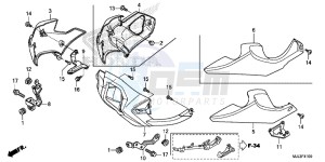 NC750XAE NC750XA Europe Direct - (ED) drawing UNDER COWL