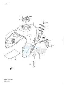 DL650 ABS V-STROM EU-UK drawing FUEL TANK