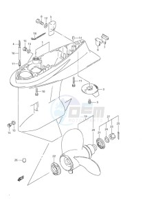 DF 140 drawing Gear Case (C/R)