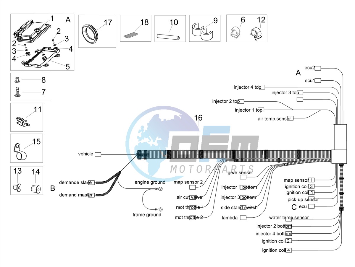 Central electrical system