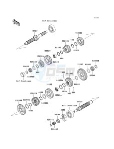 VN 1600 E [VULCAN 1600 CLASSIC] (6F) E6F drawing TRANSMISSION