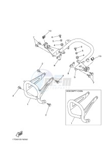 YFZ450R YFZ450RSE YFZ450R SPECIAL EDITION (1TD6 1TD7) drawing GUARD