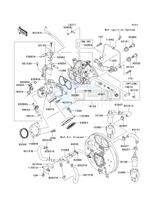 VN 1600 D [VULCAN 1600 NOMAD] (D6F-D8FA) D7F drawing THROTTLE