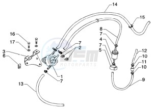 Beverly 200 drawing Sipply system