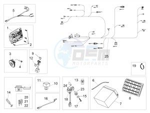 DORSODURO 900 E4 ABS (APAC) drawing Rear electrical system