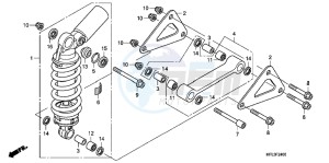 CBR1000RRB drawing REAR CUSHION