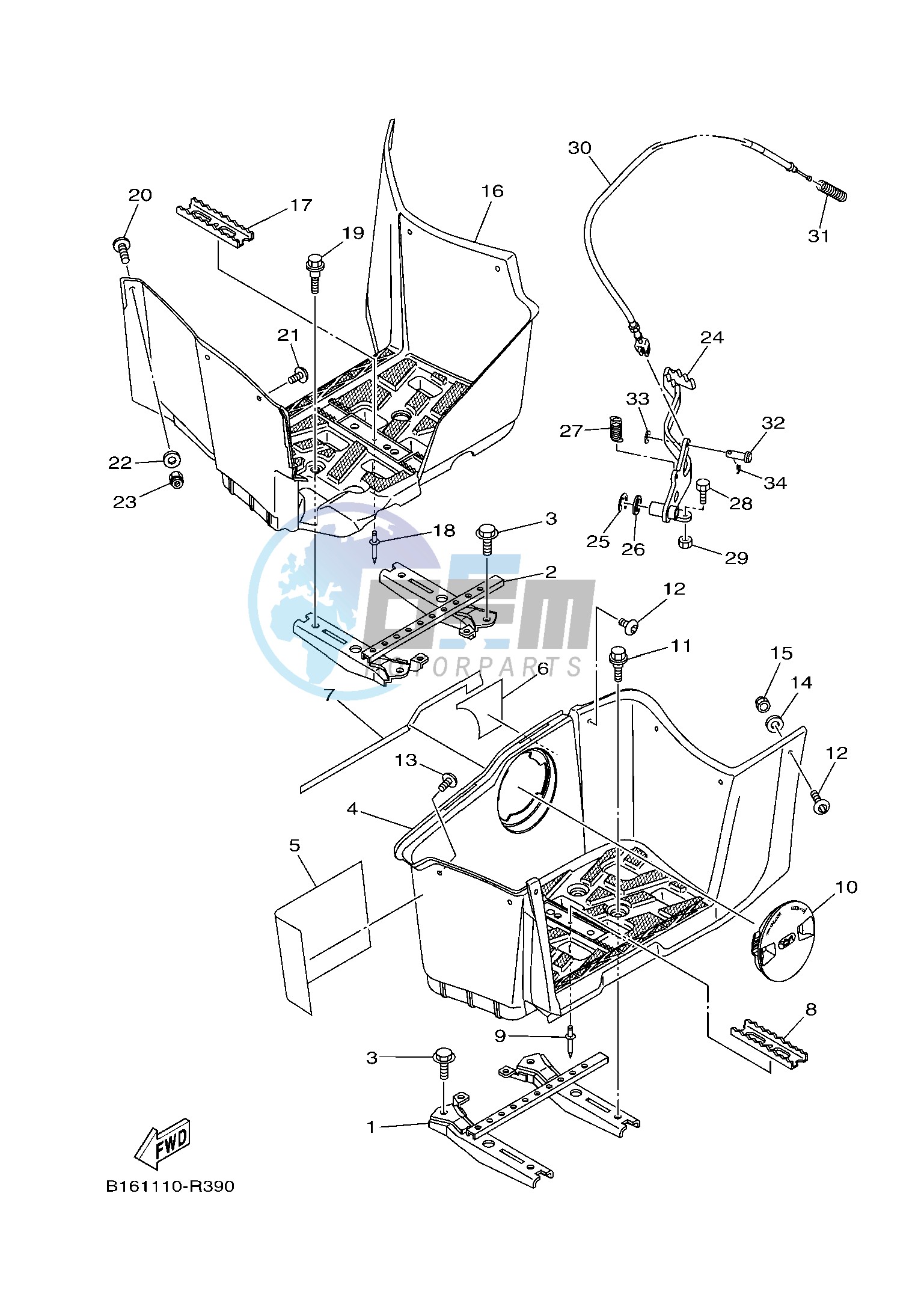 STAND & FOOTREST