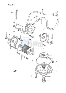 LT-F250 (E3) drawing OIL PUMP - FUEL PUMP