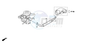 NES150 125 drawing SUB AIR CLEANER (TUBING)